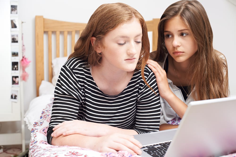 Avoid Cyberbullying - don't be a bystander