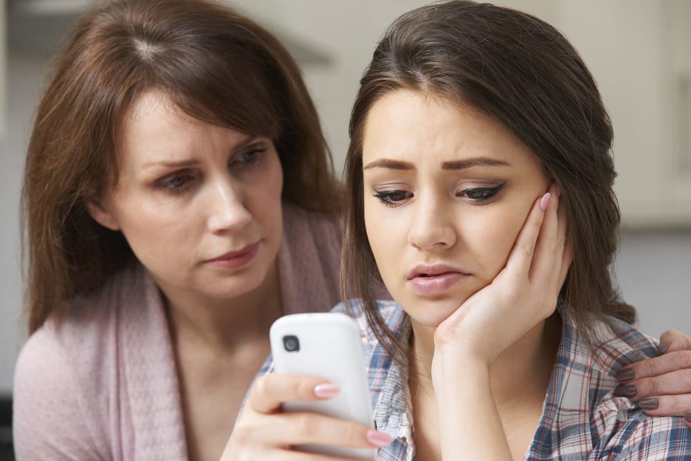 Avoid Cyberbullying - talk to an adult you trust
