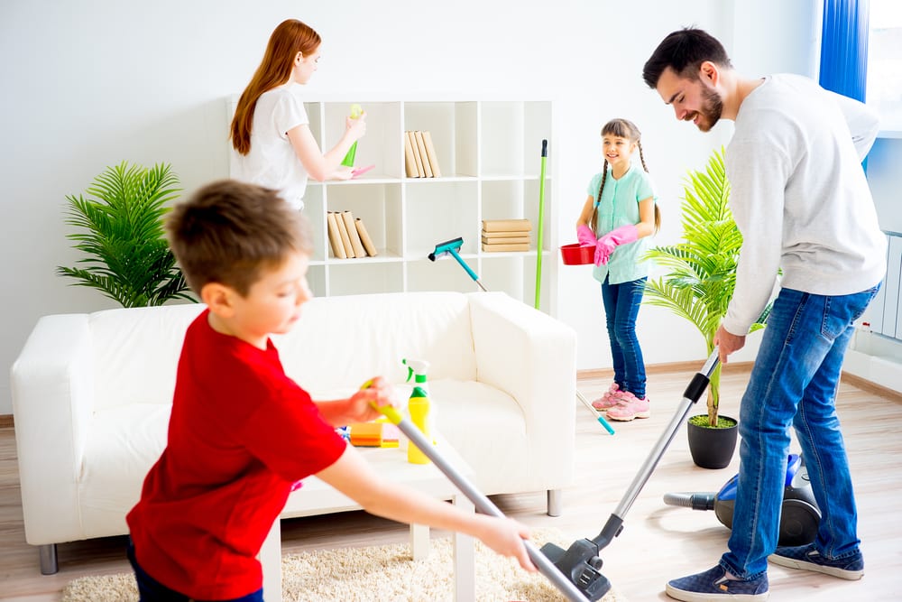 Tips for Better Family Time - Do household chores together