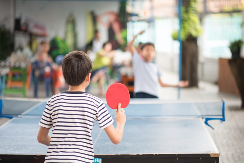 Most Unusual Kids Sports - Table Tennis